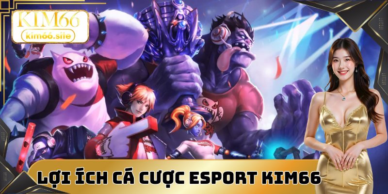 Tham gia cá cược Esport KIM66 có nhiều lợi ích 